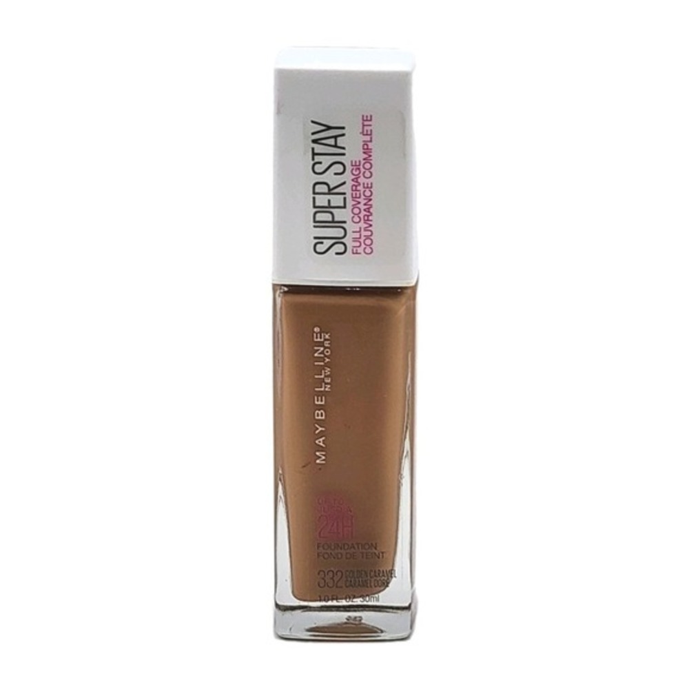 Maybelline New York Super Stay Full Coverage Foundation 332 Golden‎ Carmel New